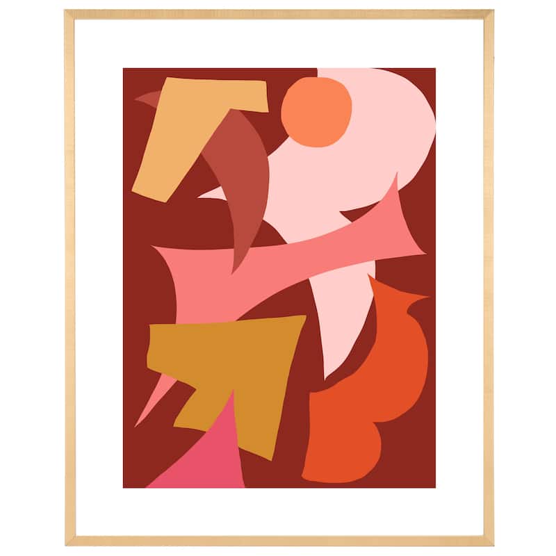 SAFAVIEH Sissi Tango Lessons 24 x 30-inch Framed Wall Art
