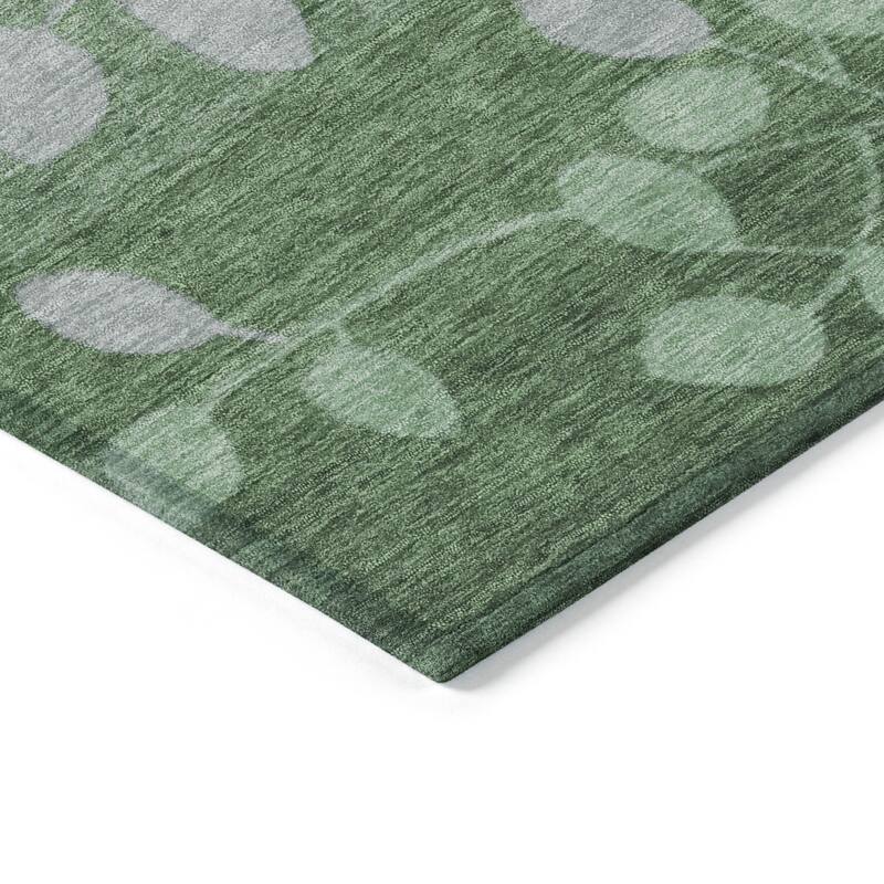 HomeRoots Floral Transitional Rectangle Outdoor Rug
