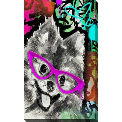 "Pomeranian" by Jodi Print on Canvas