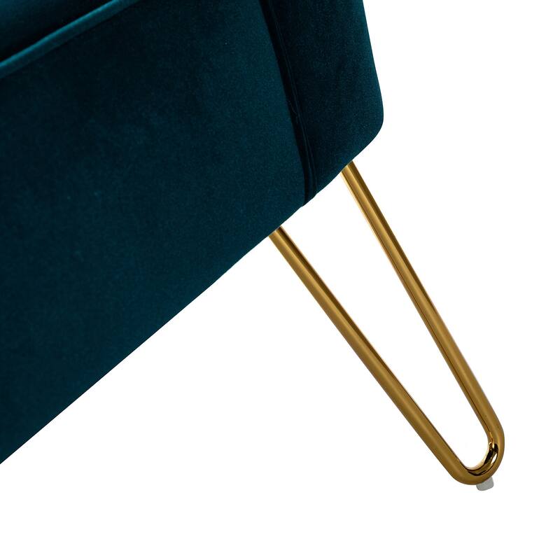Barto Upholstered Side Chair with Tufted Back Set of 2 by HULALA HOME