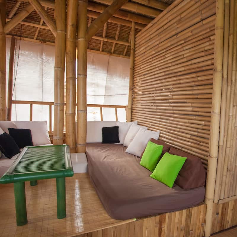 Solid Bamboo Poles for Structural Design and Support (6-Pack)