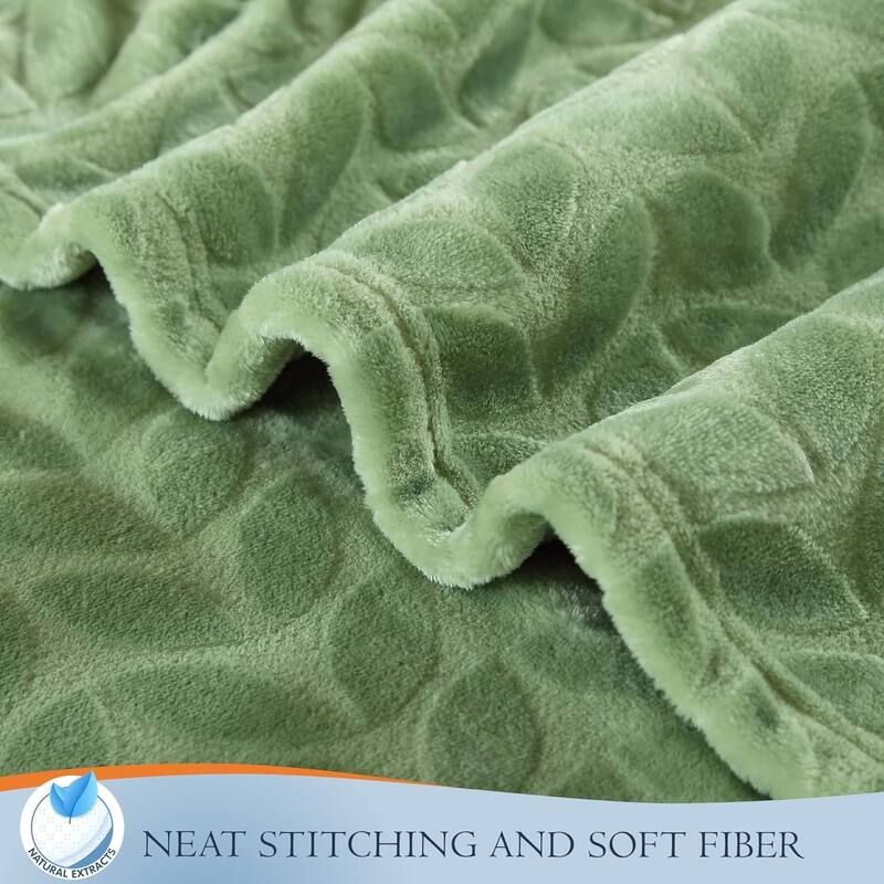 Walensee Fleece Throw Blanket Soft and Lightweight for Couch, Sofa, Bed and Lounge Chair, 50"x60"