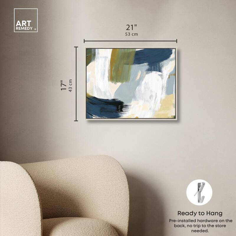Moss Layers II Canvas by Art Remedy