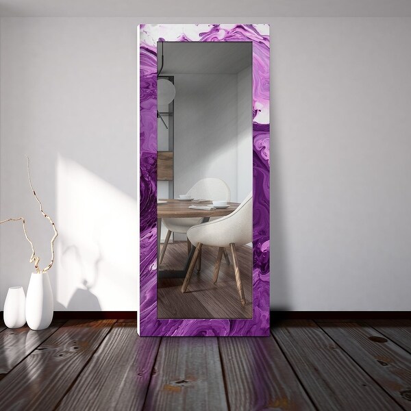 鏡 GrandeurGatherer Grandeur Gallery-Grade Rectangle Framed Floor / Wall Mirror - Bed
