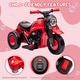preview thumbnail 20 of 18, Kids Ride on Bubble Car Motorcycle, 6V Battery Powered Electric Motorbike