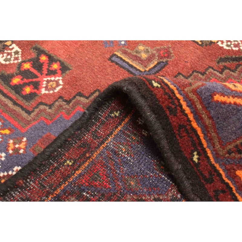 ECARPETGALLERY Hand-knotted Andelz Red Wool Rug - 4'1 x 6'4