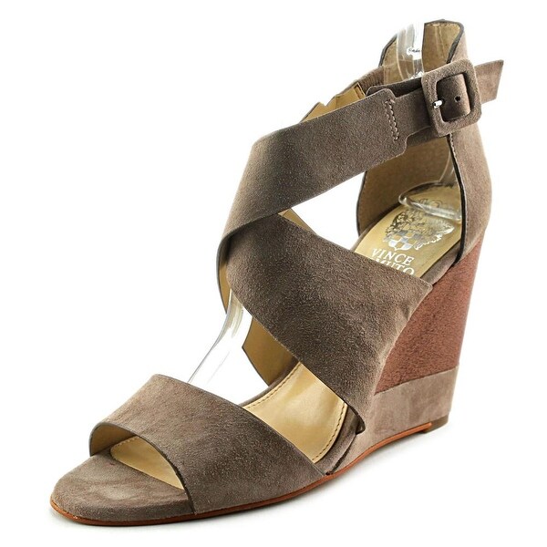 Vince Camuto Milena Women Open Toe Suede Wedge Sandal