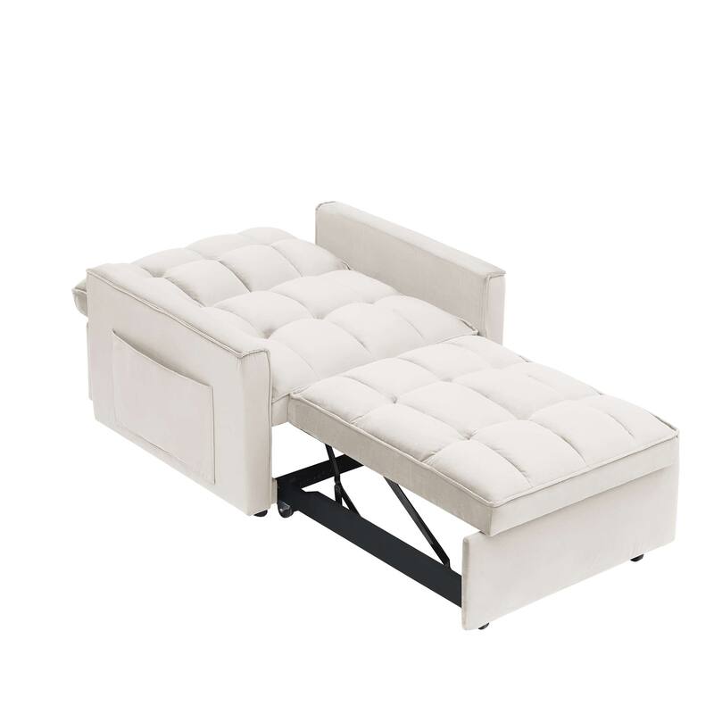 Single 3 in 1 folding sofa bed, single recliner, suitable for small space