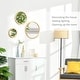 preview thumbnail 4 of 7, HOMCOM Set of 3 Wood Wall Mirror, Home Modern Round Mirror for Wall in Living Room, Bedroom