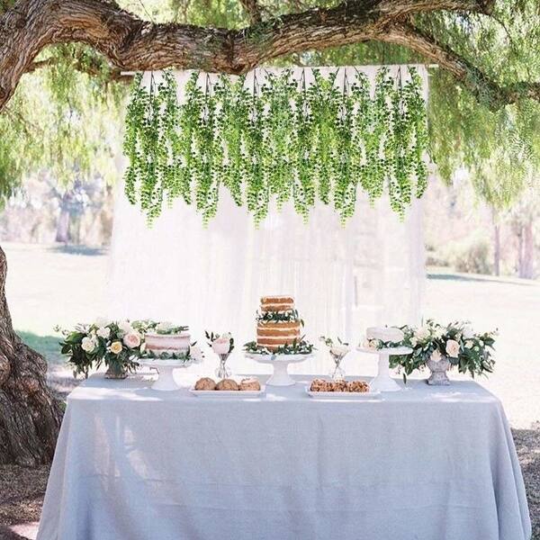 Shop Hogado 2pcs Artificial Ivy Fake Hanging Vine Plants Decor