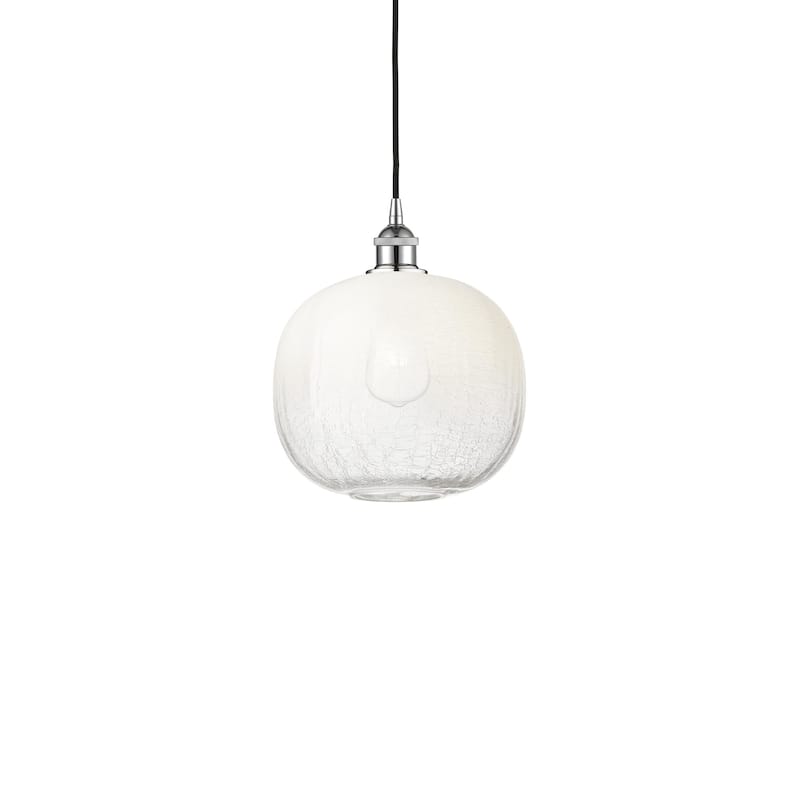 Innovations Lighting 616-1P-12-11 Brookhaven Sphere Pendant Brookhaven - Polished Chrome / Opal