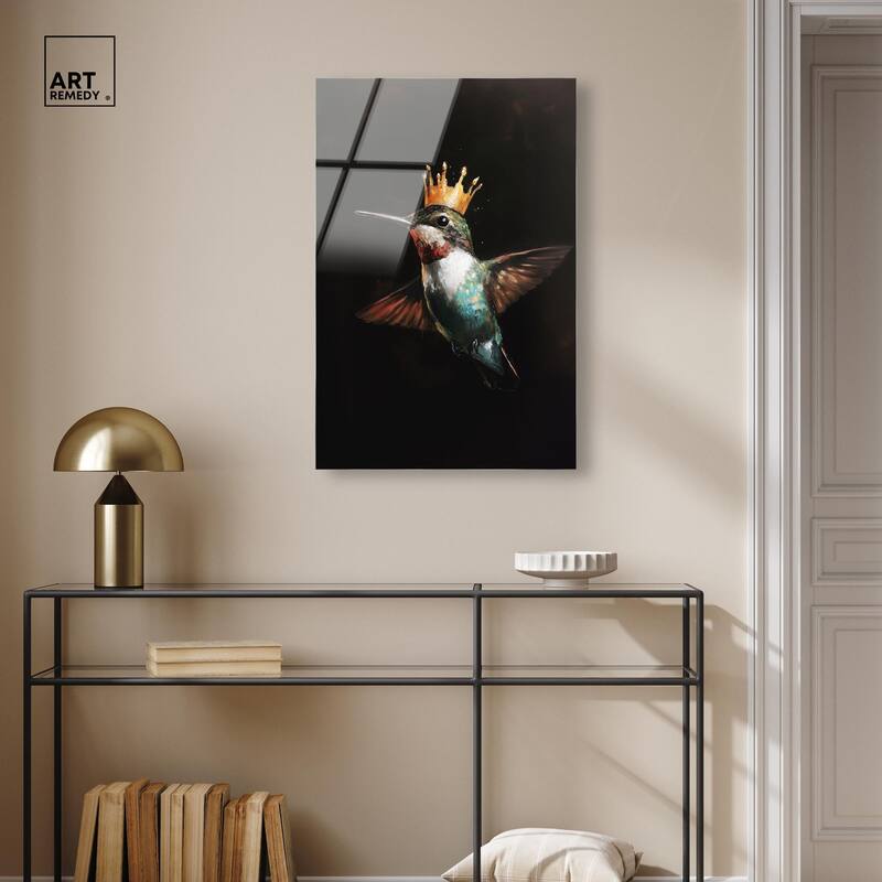 Royal Bird II Acrylic by Art Remedy, Ready to Hang