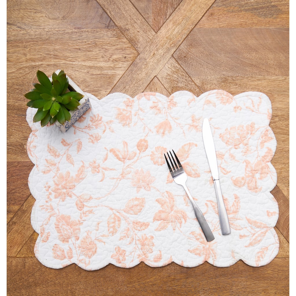 Brighton Cotton Quilted Oblong Placemat Set of 6
