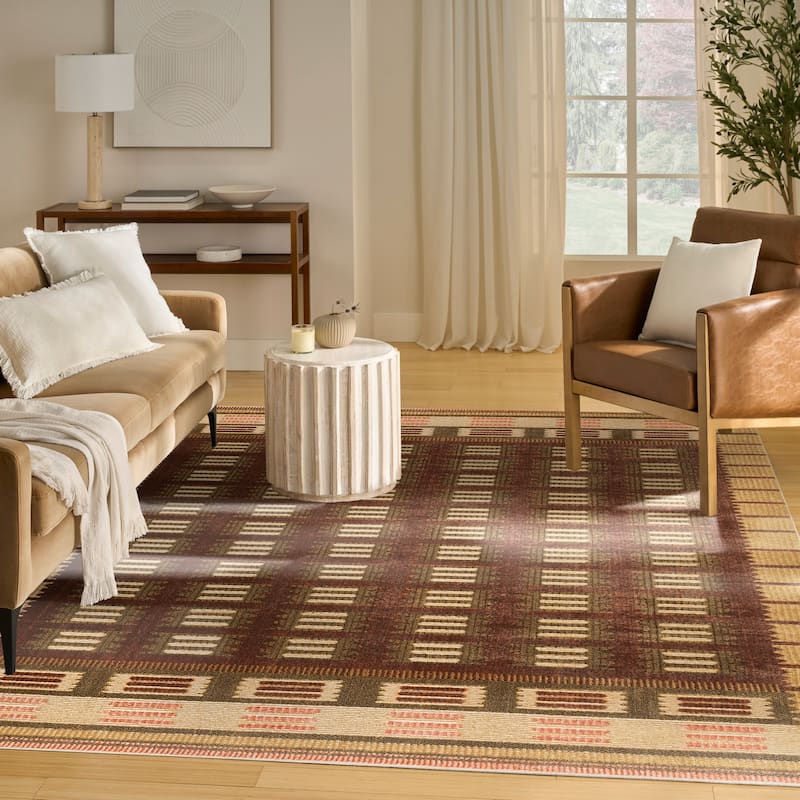 Nourison Nordic Indoor only Geometric Area Rug