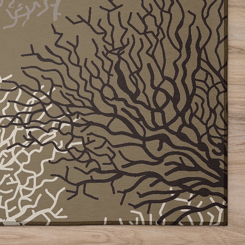 Indoor/ Outdoor Surfside Coral Rug New