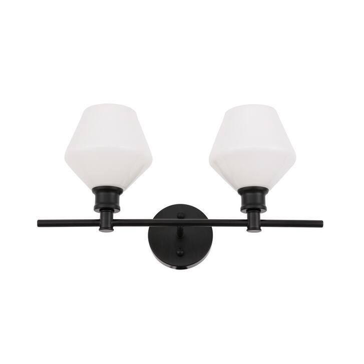 Gerald 2-Light Wall Sconce - 19.1/10.2 - 19.1/10.2
