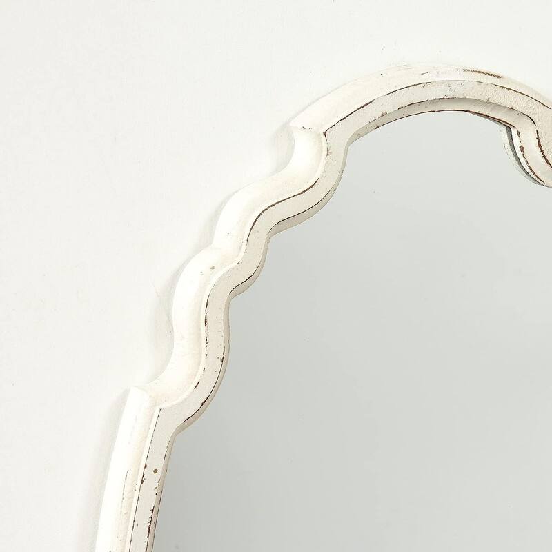 Vintage Oval Mirrors for Wall Decor 24 - White - Bed Bath & Beyond