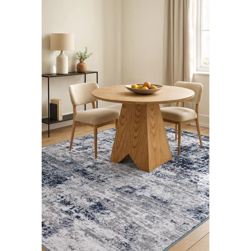 World Rug Gallery Distressed Abstract Area Rug
