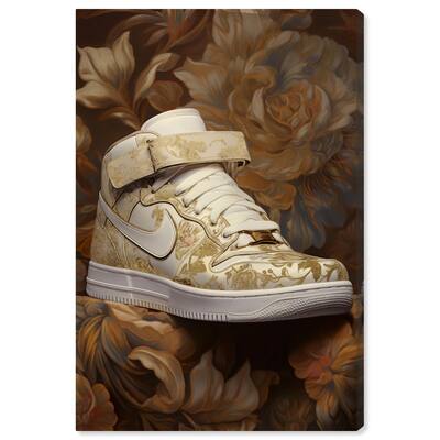 Baroque Sneaker Canvas by Art Remedy, Gallery Wrapped