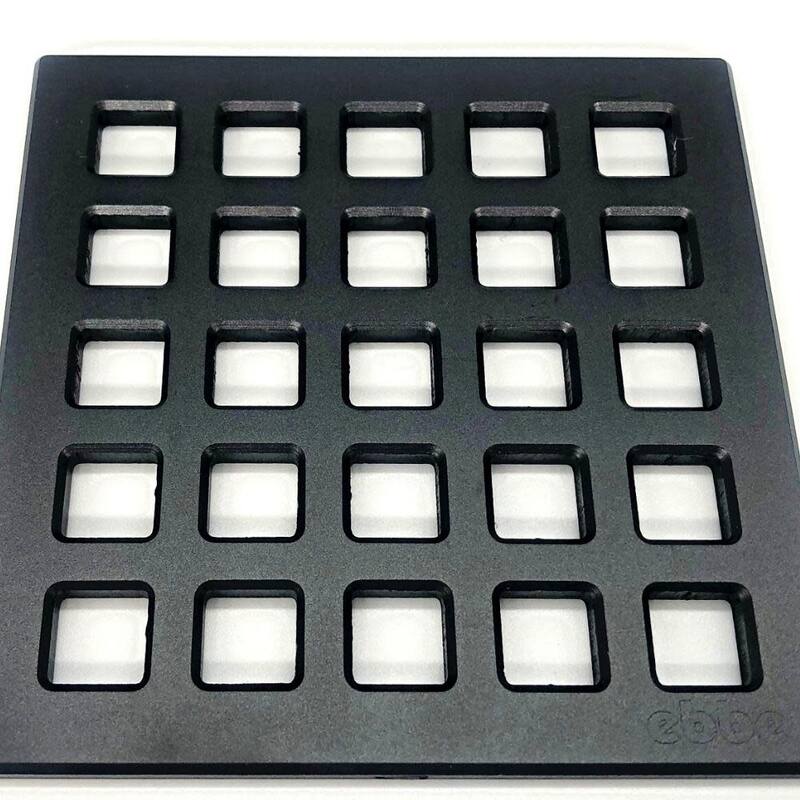 Ebbe America E4803-MB QUADRA - Matte Black - Unique Drain Cover