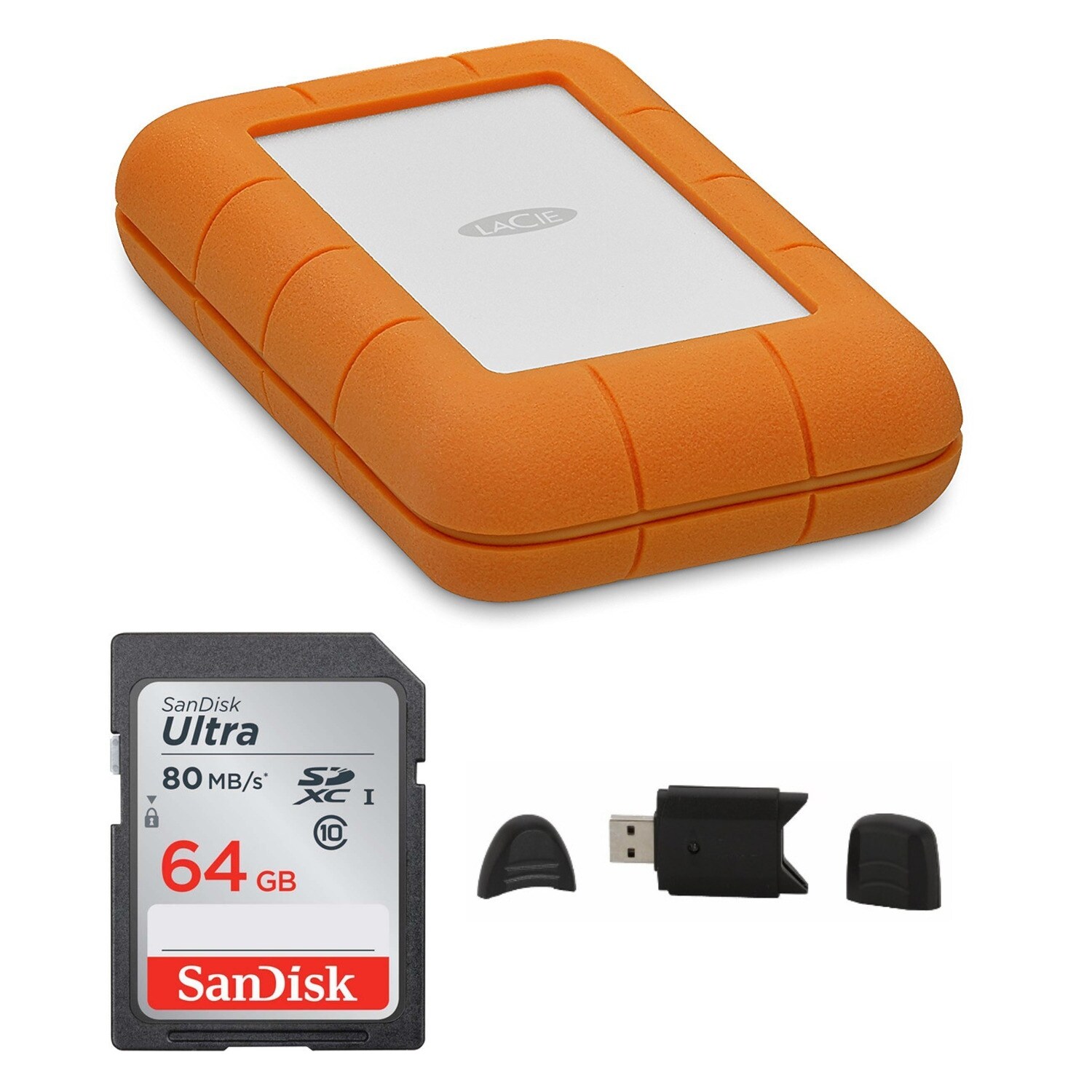 Shop Lacie Rugged Thunderbolt Usb C 5tb Portable Hard Drive Bundle Overstock 31070022