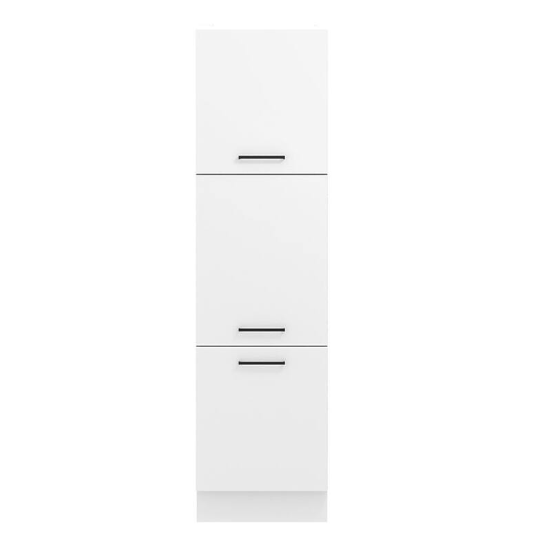 Madesa Hazel Pantry Kitchen Storage Cabinet 89 Inch Tall - White