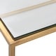 preview thumbnail 6 of 4, Uttermost Bravura Gold Coffee Table - 48"W x 17"H x 30"D