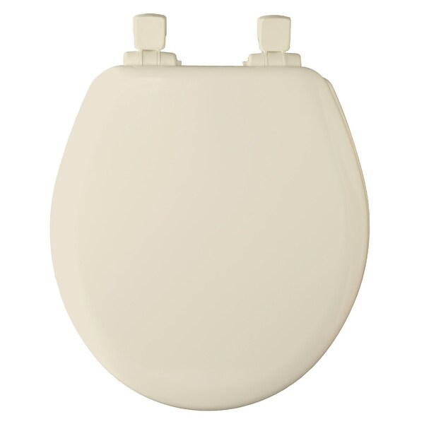 Easy Bemis 200SLOWT Round Closed-Front Toilet Seat and Lid with Whisper-Close®