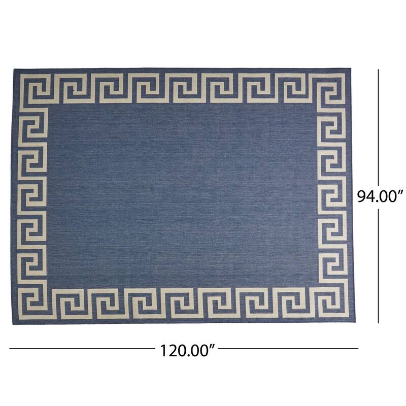 Preveli Greek Key Indoor/ Outdoor Area Rug by Christopher Knight Home