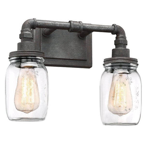 Shop Luxury Industrial Bathroom Light 11 H X 14 W With Shabby