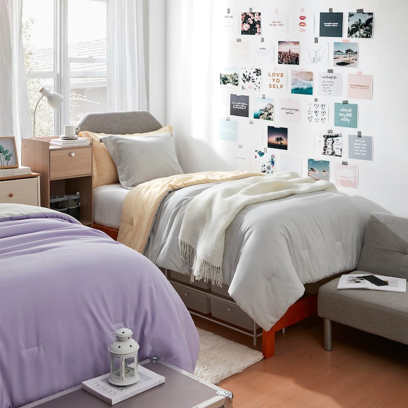 Dorm Haul® - Cozy College Comforter Set - Twin XL Reversible Bedding