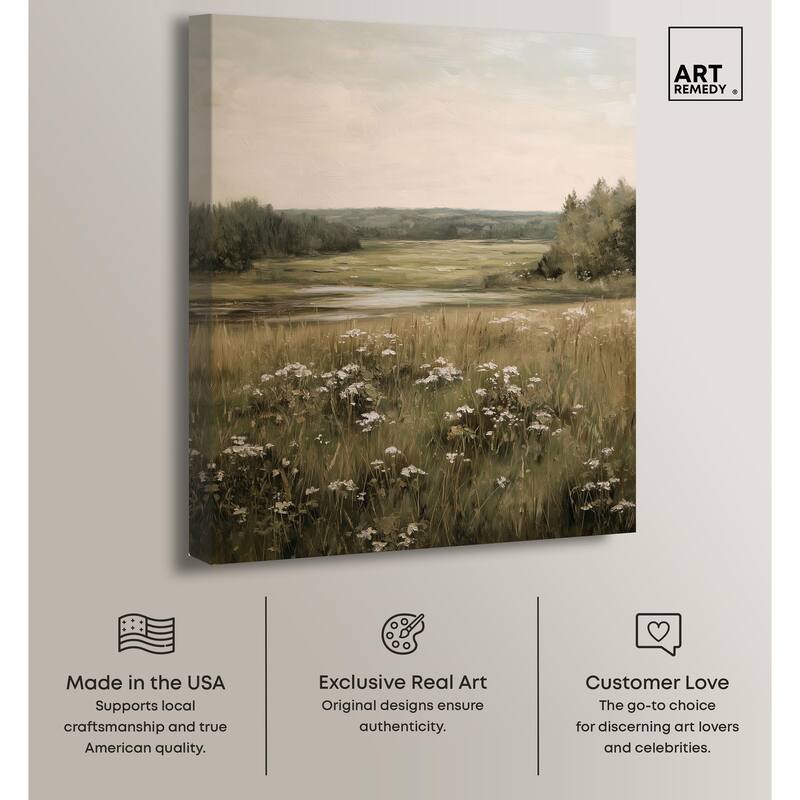 Marshland Whispers Canvas by Art Remedy, Gallery Wrapped