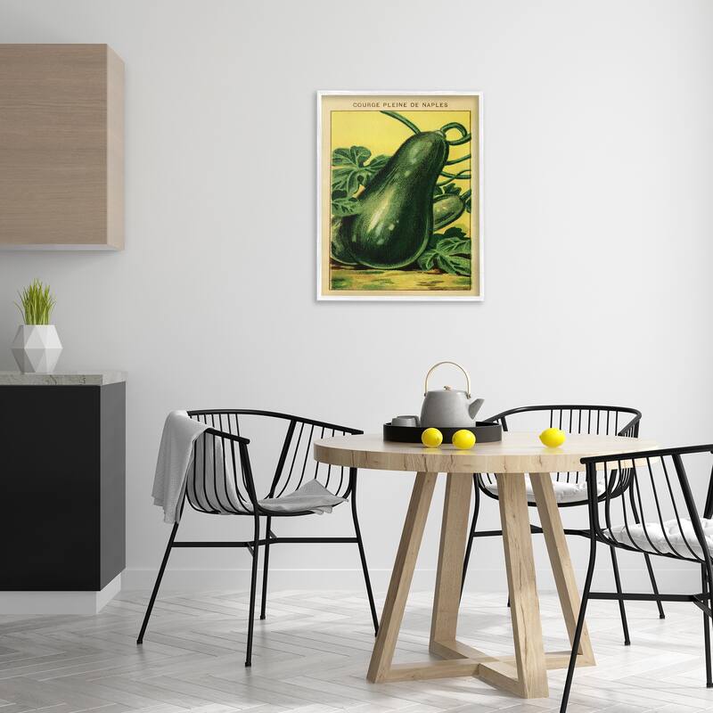 Stupell Country Vintage Squash Framed Giclee Art Design By Lil' Rue