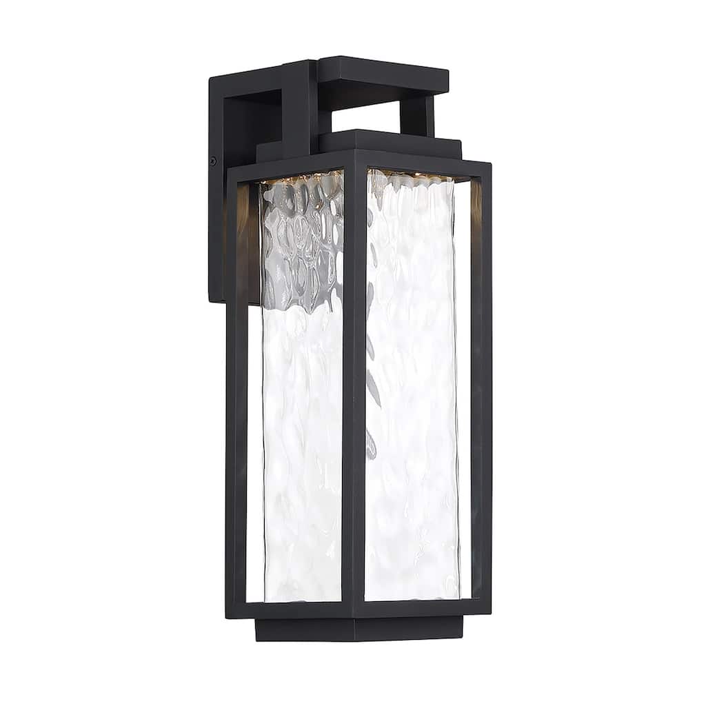 Two if By Sea 12in Indoor or Outdoor Wall Light 3000K in Black