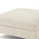 preview thumbnail 29 of 51, Modern Square Corduroy Upholstered Ottoman With Wood Leg
