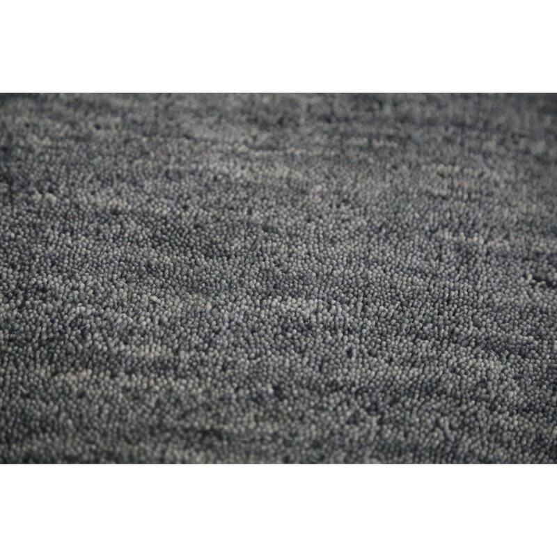 Hand Knotted Oriental 100% Wool Carpet Tribal Animal Pictorial Greys & Charcoal Gabbeh Area Rug - 7' 6'' X 5' 5''