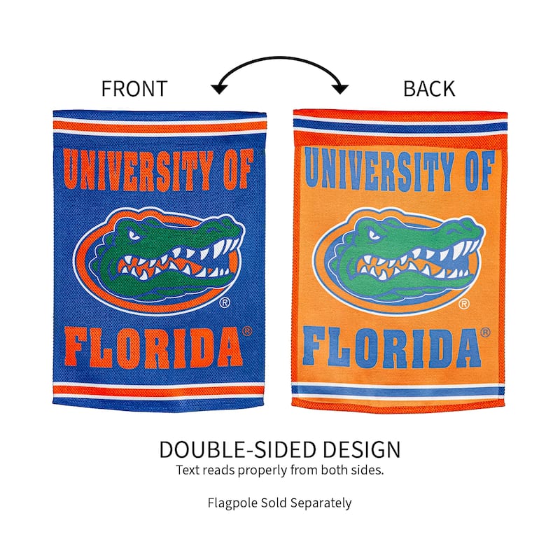 Embossed Suede Flag, Garden Size, University of Florida