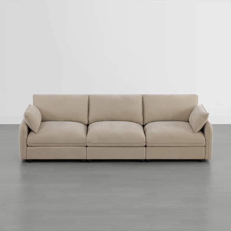 Spruce & Spring Oversized Cloud Modular Sectional Couches for Living Room