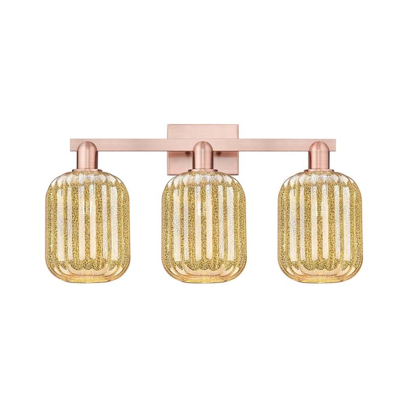 Innovations Lighting 716-3W-14-26 Preston Vanity Cylinder Preston 3 - Antique Copper / Mercury