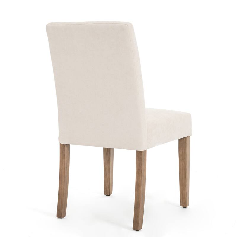 Upholstered Dining Chairs Set of 4, Armless Kitchen Chairs