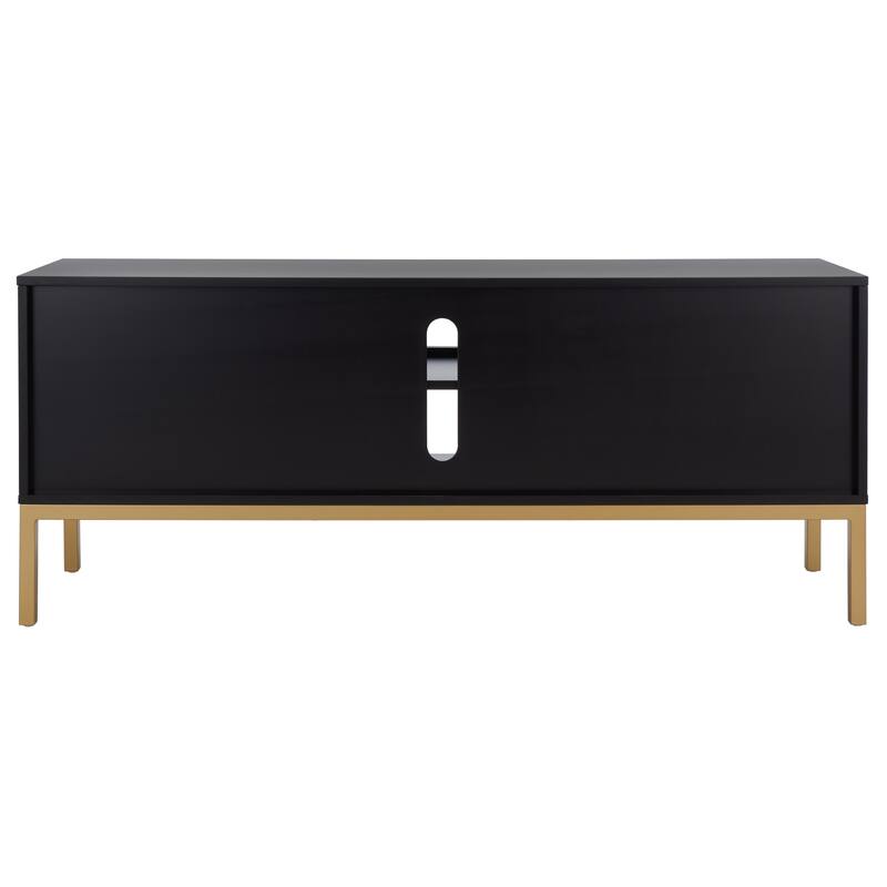 SAFAVIEH Zadie 1 Shelf Rattan Media Stand - 54" W x 15" D x 22" H