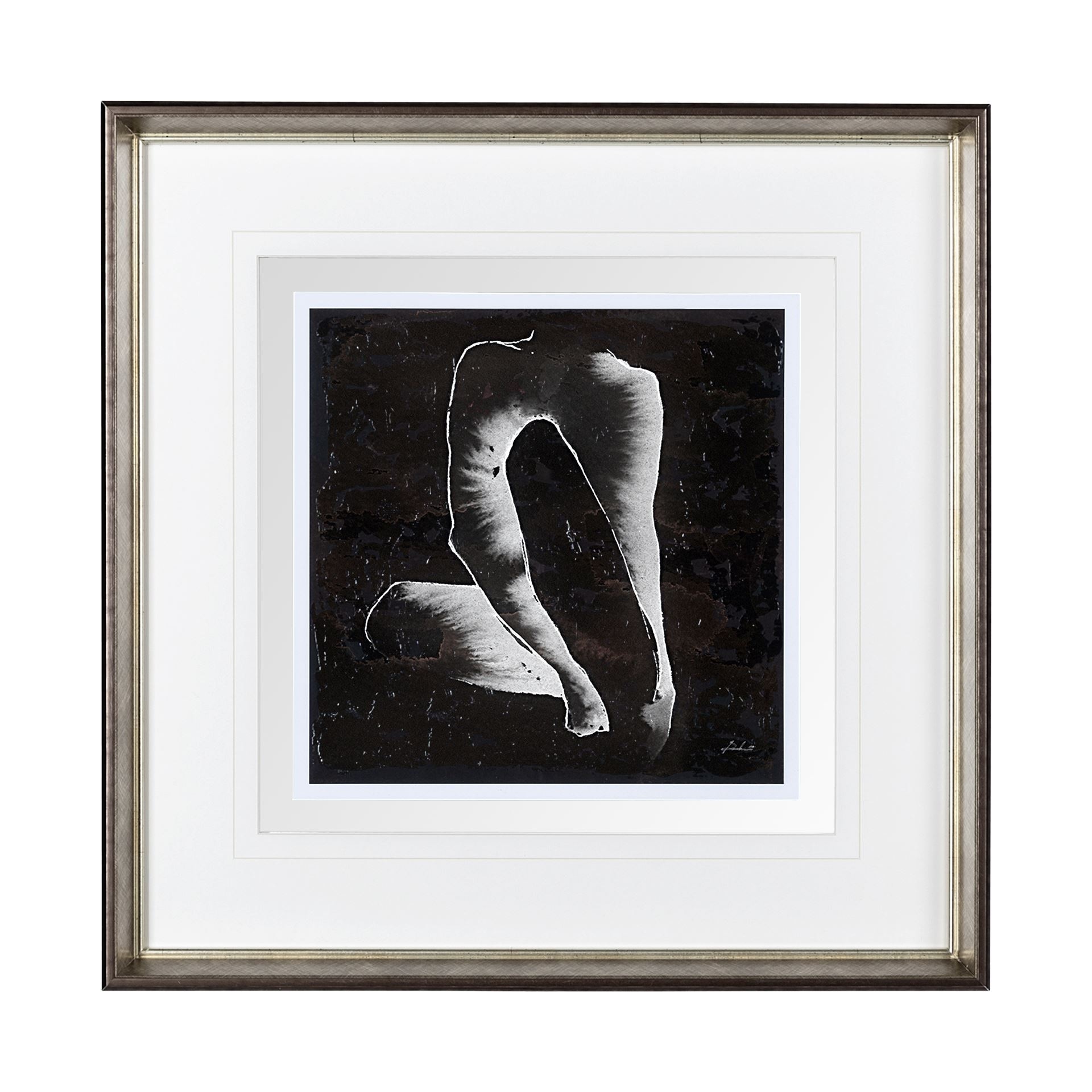 Andromedae II by Melody D a Hand Embellished Textured Framed Art Print Matted under Glass