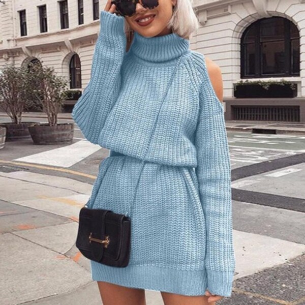 mid length sweater dress