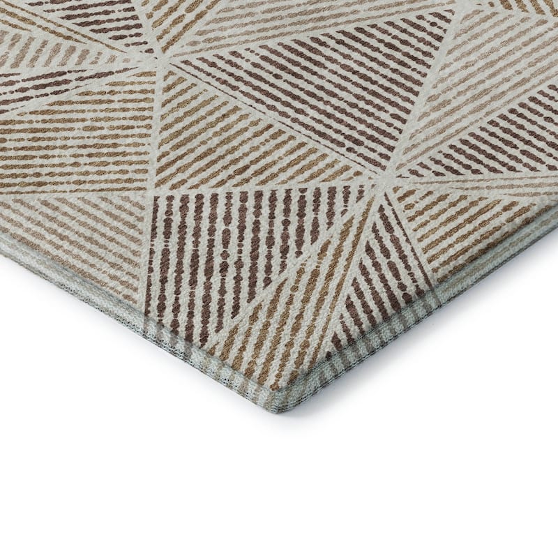 Premium Washable Super Soft Contemporary Mosaic Mayfield Rug