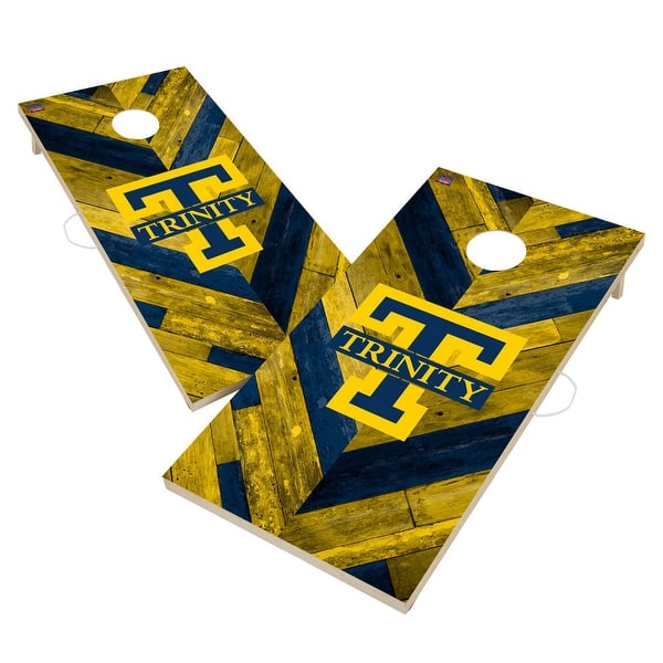 slide 2 of 6, Trinity College Bantams Cornhole Board Set 16 Years and Up
