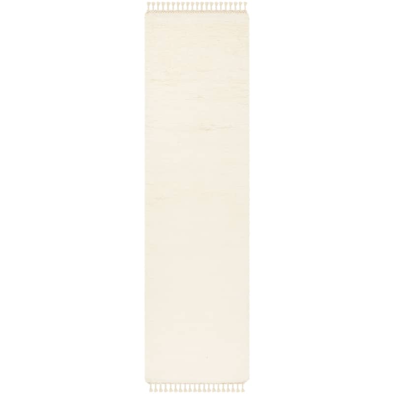 SAFAVIEH Hand-knotted Casablanca Shag Seva Tribal Wool Rug