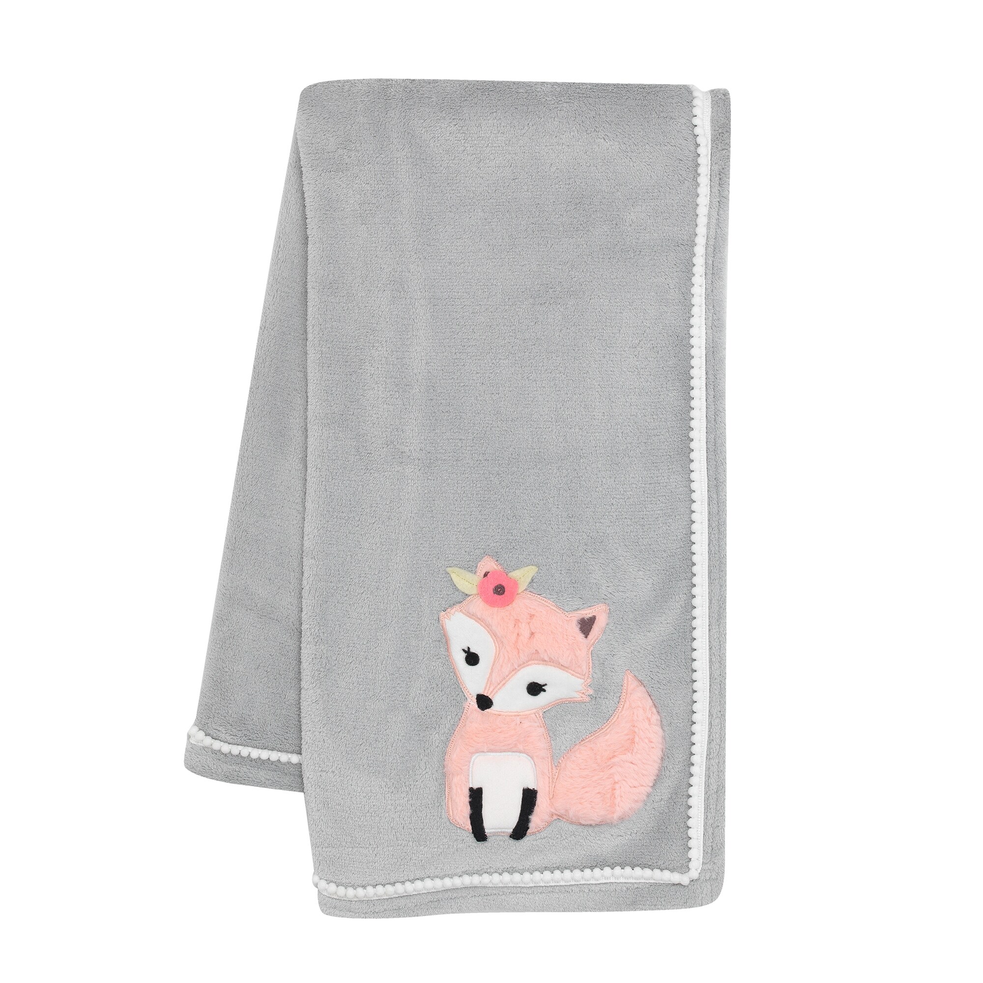 pink fox security blanket