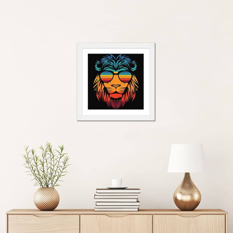 iCanvas "Lion In Sunglasses" by Art Mirano