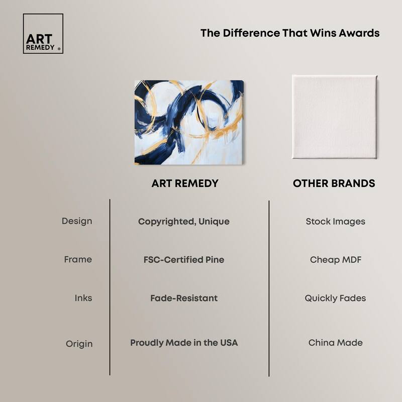 Bold Whirl II Canvas by Art Remedy, Gallery Wrapped