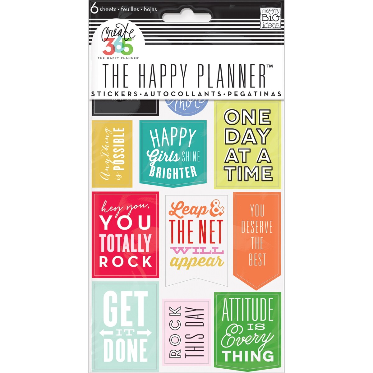 Shop Me My Big Ideas Create 365 The Happy Planner Get It Done Stickers 6 Sheets Free Shipping On Orders Over 45 Overstock 18943264